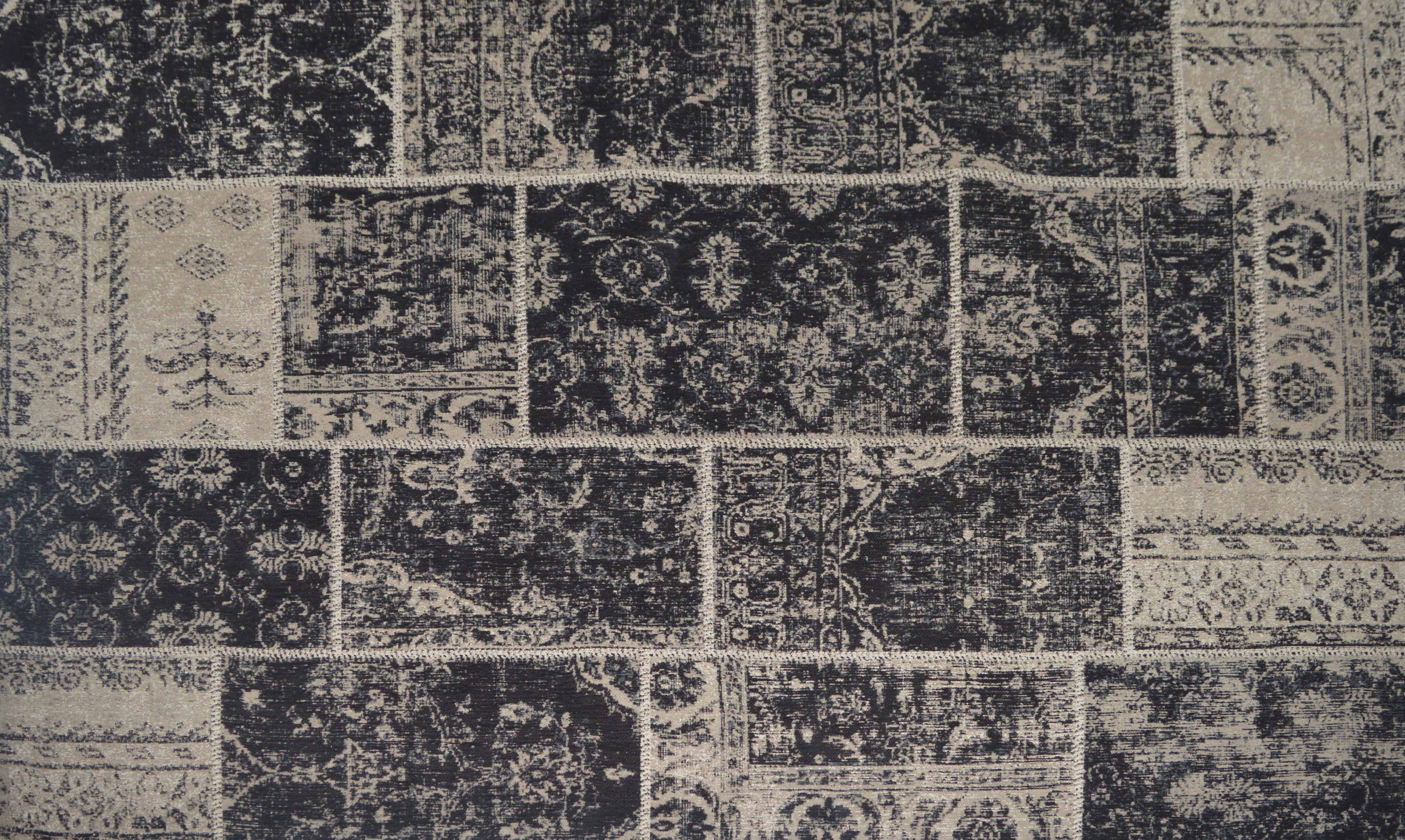 Vintage Teppich Emma 200 X 300 Cm Schwarz Coole Deko