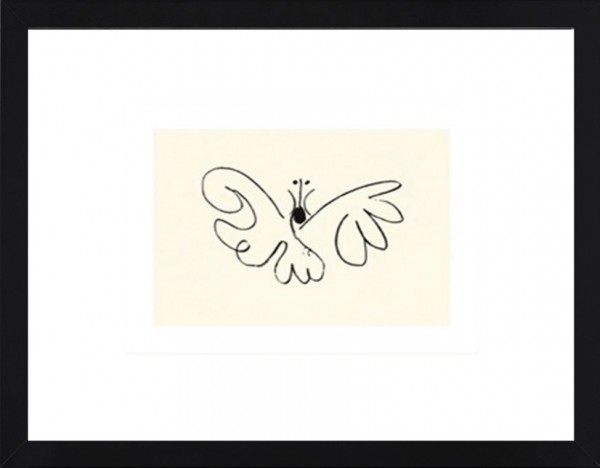 Picasso-Kunstdruck SCHMETTERLING