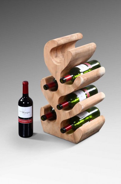 Weinregal für 6 Flaschen