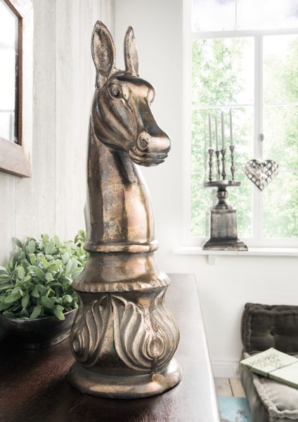 Metallskulptur / Dekofigur PFERD